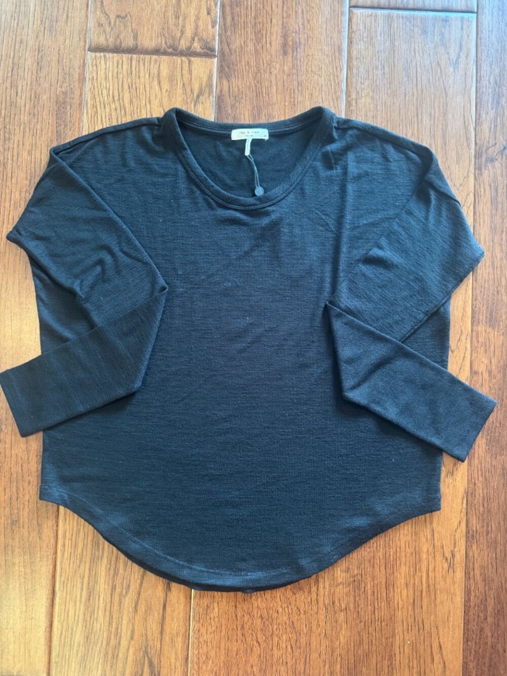 Share Rag & Bone The Knit Black Long Sleeve Size S NWT